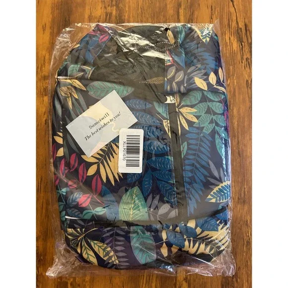 Sucipi Pickleball Bag Sling Backpack Tropical Leaf Purple Multi New XL9011070 - Picture 8 of 9